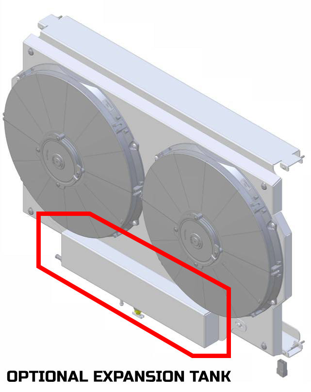 Wizard Cooling Radiator / Fans, LS Swap - 73-87 C10 / 73-91 SUV