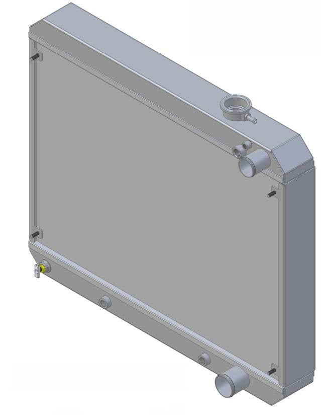 Wizard Cooling Radiator / Fans, LS Swap - 63-66 C10 / 63-66 SUV