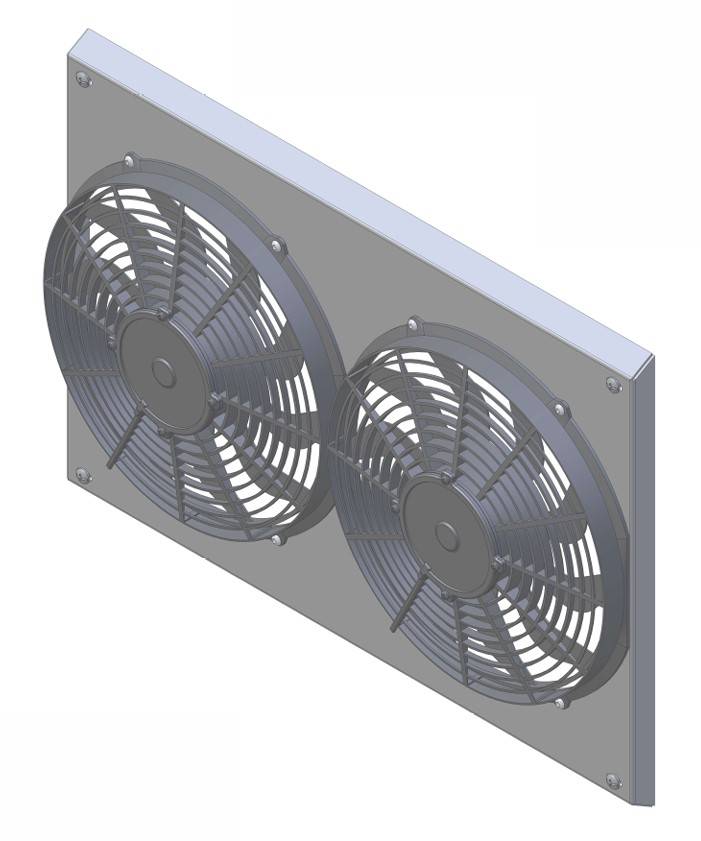 Wizard Cooling Radiator / Fans - 63-66 C10 / 63-66 SUV