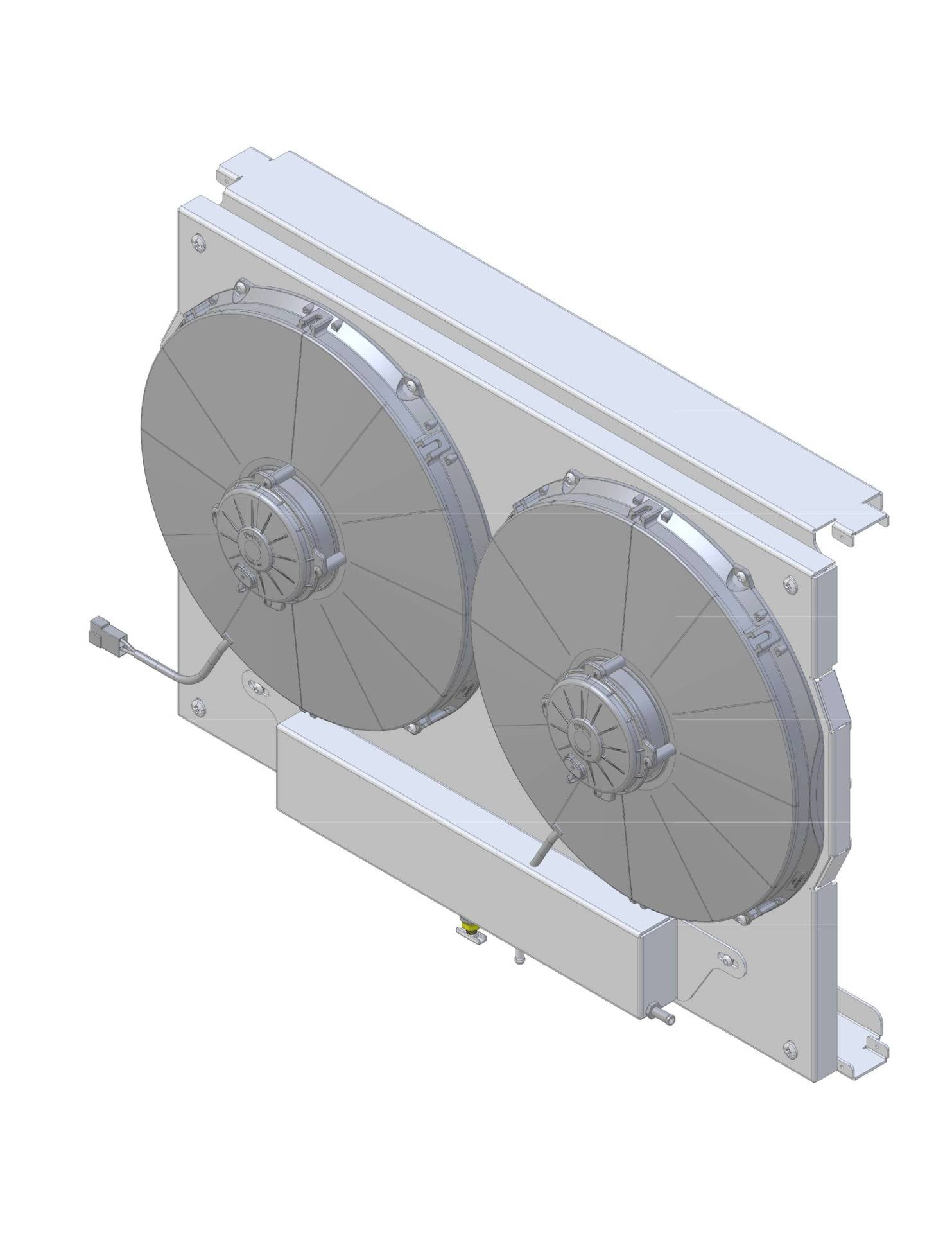 Wizard Cooling Radiator / Fans - 73-87 C10 / 73-91 SUV