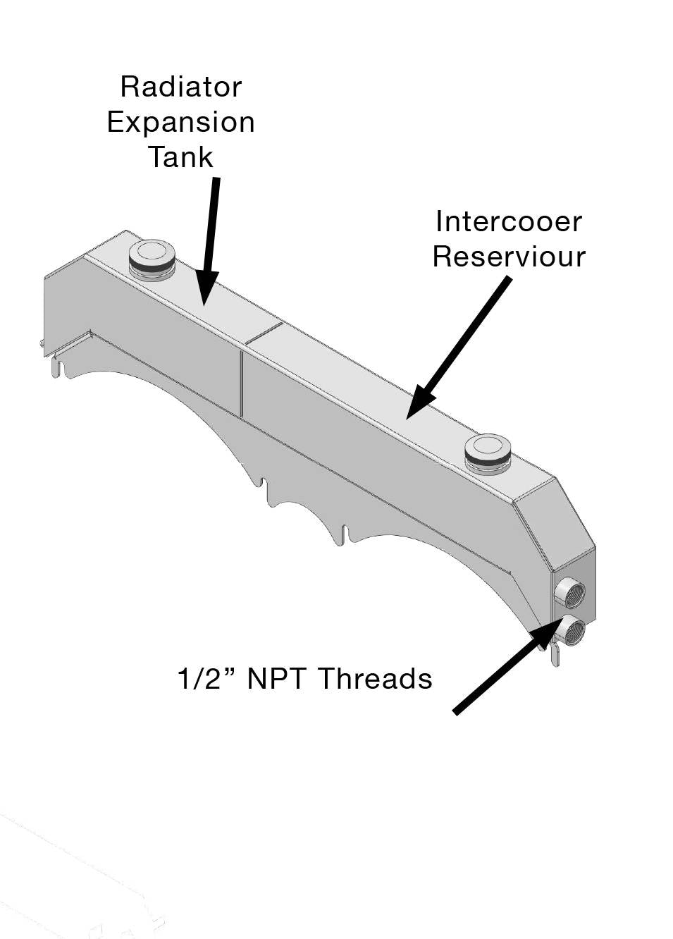 Wizard Cooling Radiator / Fans, LS Swap - 73-87 C10 / 73-91 SUV - Supercharged