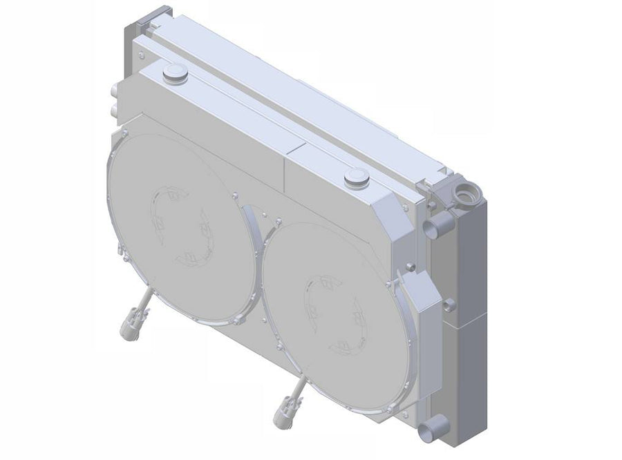Wizard Cooling Radiator / Fans, LT Swap - 73-87 C10 / 73-91 SUV - Supercharged