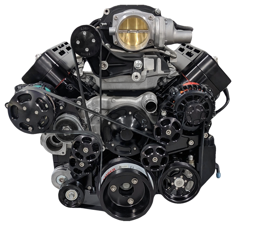 Wegner Accessory Drive - LS (2.3L Magnuson, Corvette Offset)