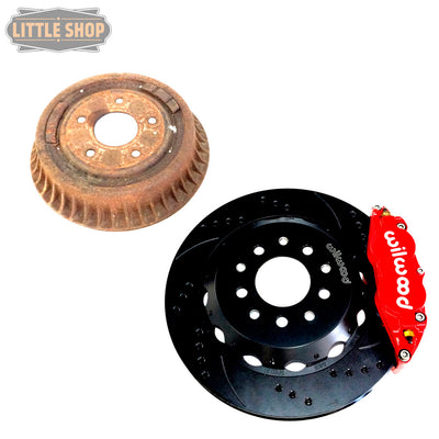 Little Shop MFG. 14" Rear Big Brake Kit - S10 & Midsize Rear