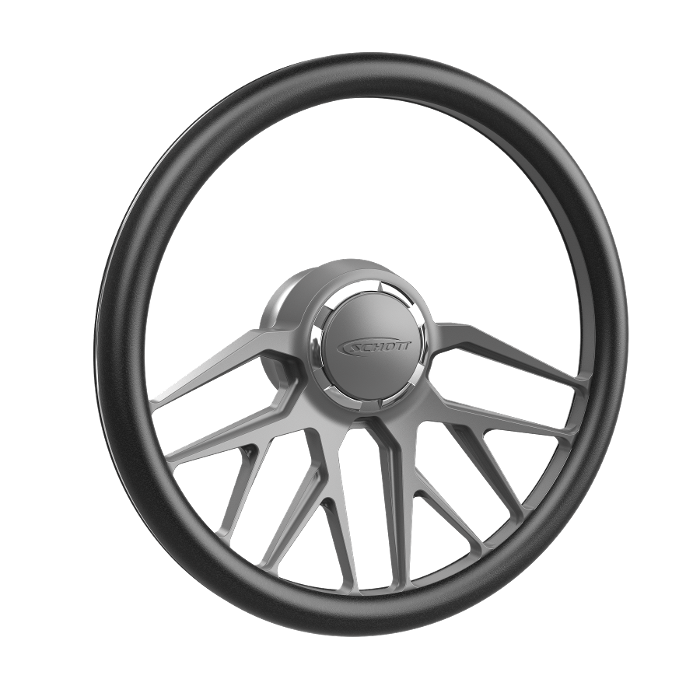 Schott 15" Steering Wheel - Grid