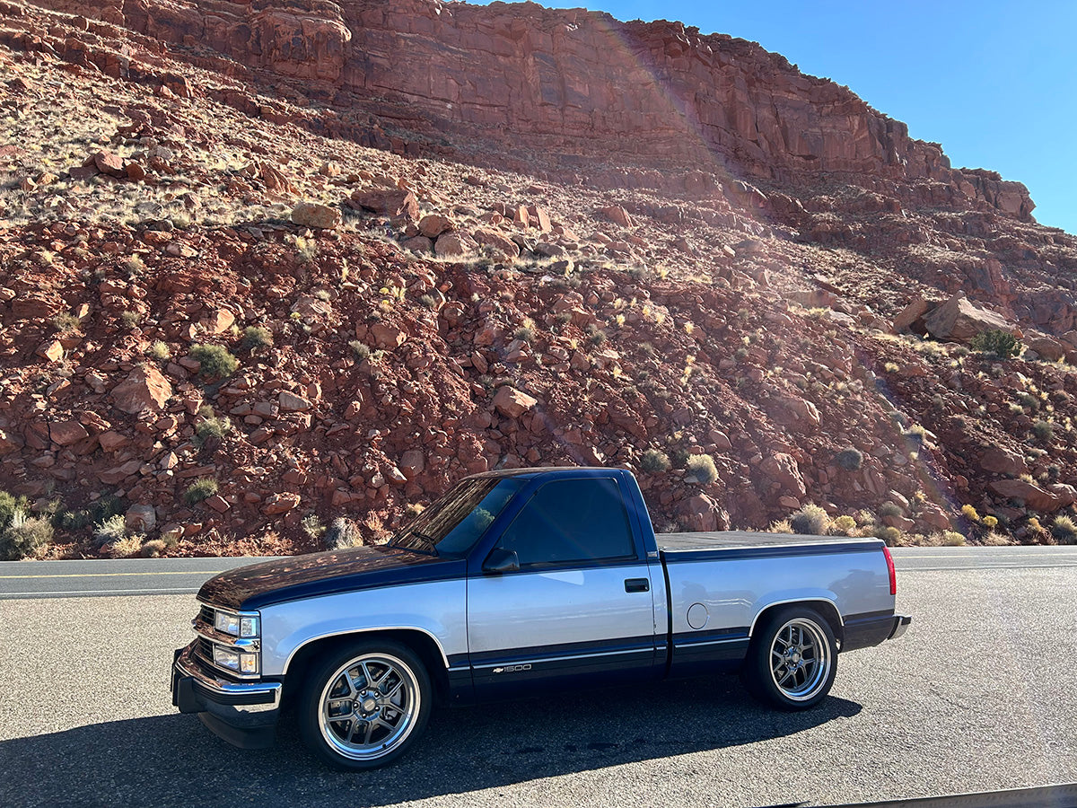 Ridler 610 Gray Set - 88-98 OBS - Staggered 20"