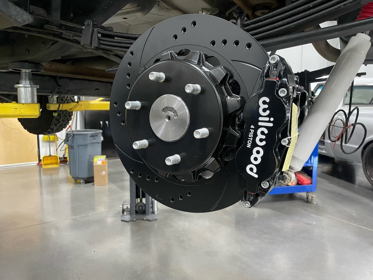 MFG 5-Lug 14" Rear Big Brake Kit - 88-98 2wd GM Truck / SUV