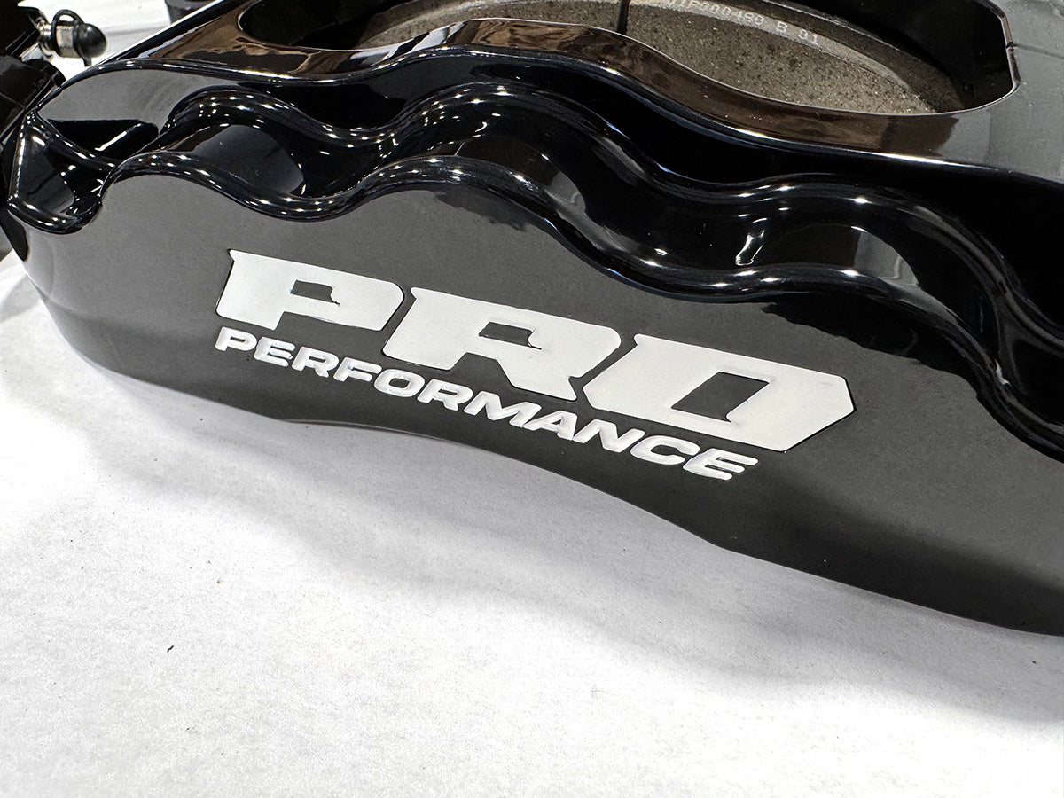 Pro Performance Front 6-Piston Caliper Upgrade Using CPP / React Spindle - BLACK