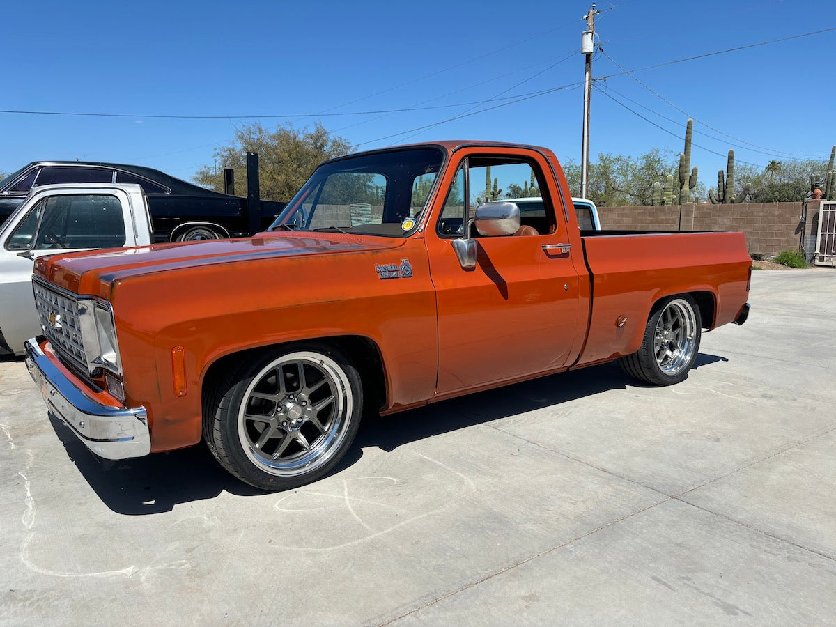 Ridler 610 Gray Set - 63-87 C10 - Staggered 20"