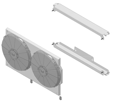 Wizard Cooling Radiator / Fans - 67-72 C10 / 67-72 SUV