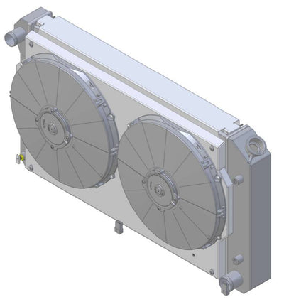 Wizard Cooling Radiator / Fans - 67-72 C10 / 67-72 SUV