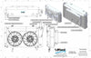Wizard Cooling Radiator / Fans, LT Swap - 67-72 C10 / 67-72 SUV - Supercharged