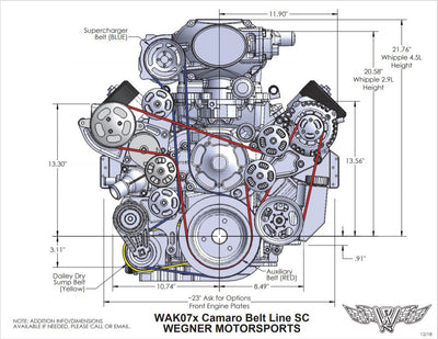 Wegner Accessory Drive - LS (2650 Magnuson, Camaro Offset)