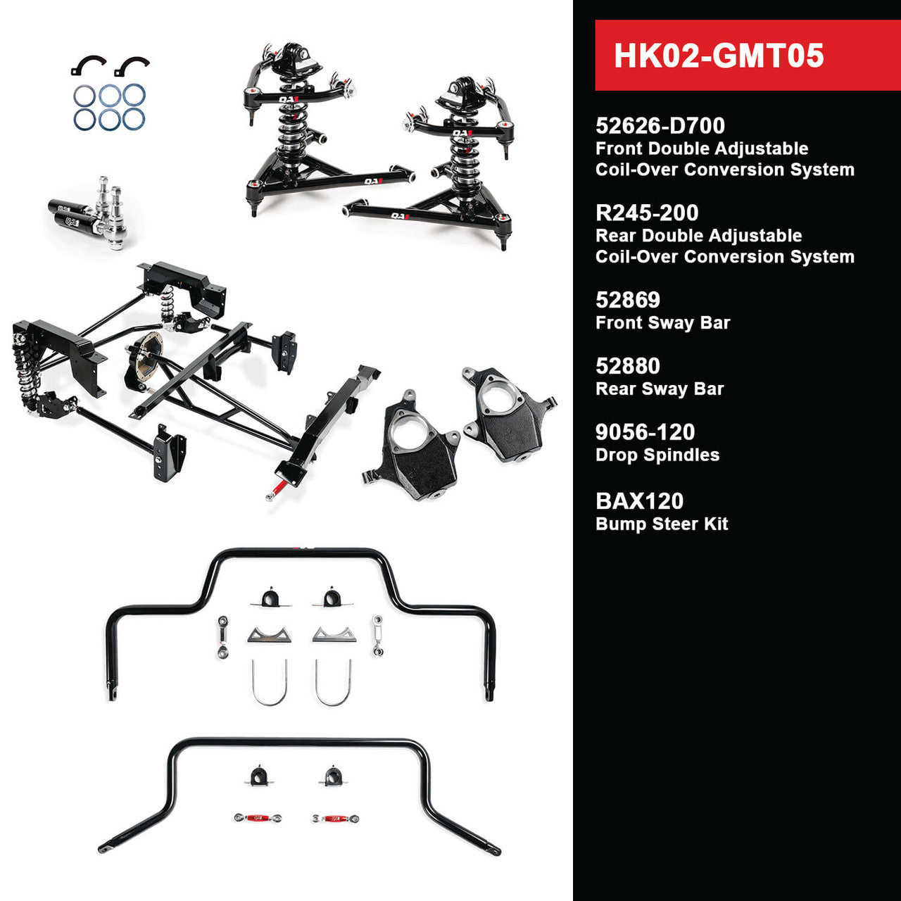 QA1 Handling Kit, Level 2 - 99-06 2wd GM Truck