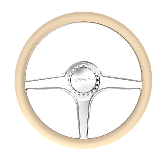 Schott 15" Steering Wheel - Rail