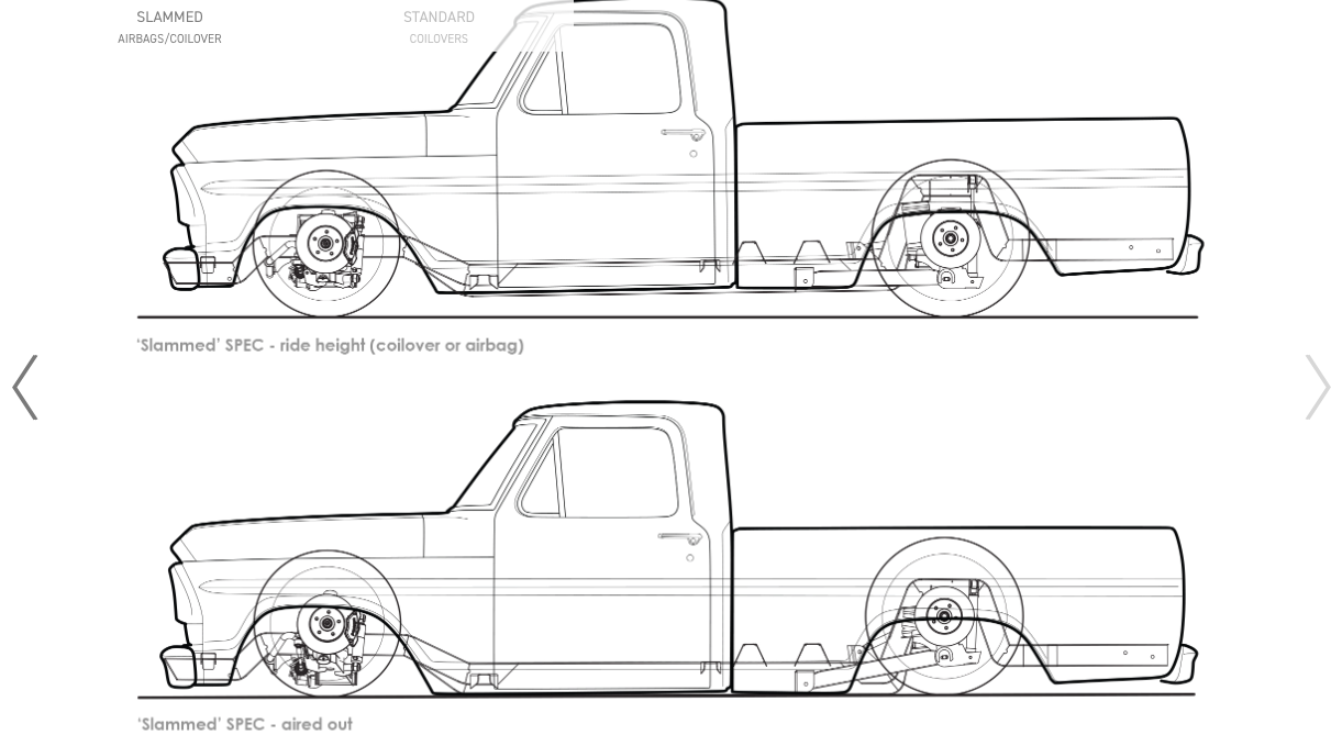 Roadster Shop Slammed SPEC Chassis - 73-79 F100