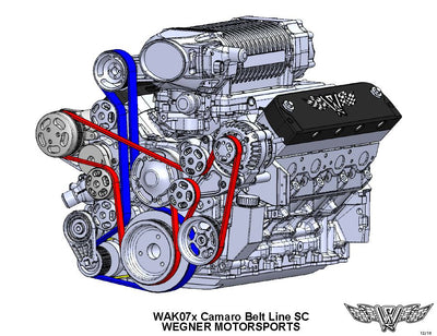 Wegner Accessory Drive - LS (4.5L Whipple, Camaro Offset)