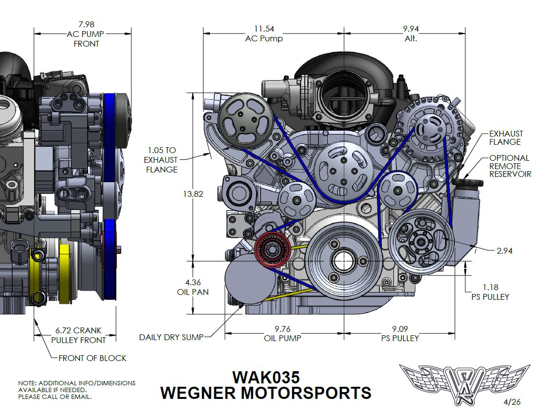 Wegner Accessory Drive - LS (Naturally Aspirated)