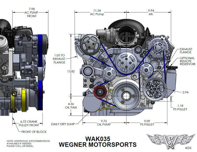 Wegner Accessory Drive - LS (Naturally Aspirated)