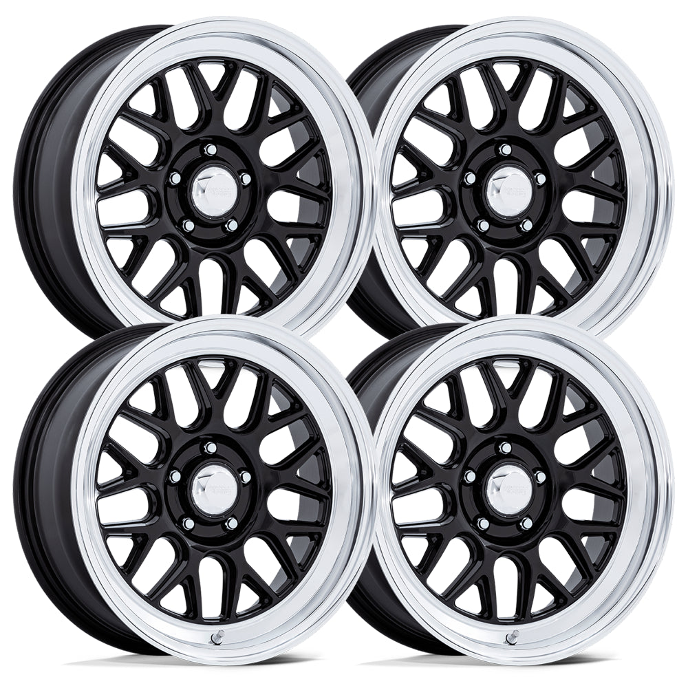 American Racing VN516 G-Force Black - 63-87 C10 - Staggered 20"