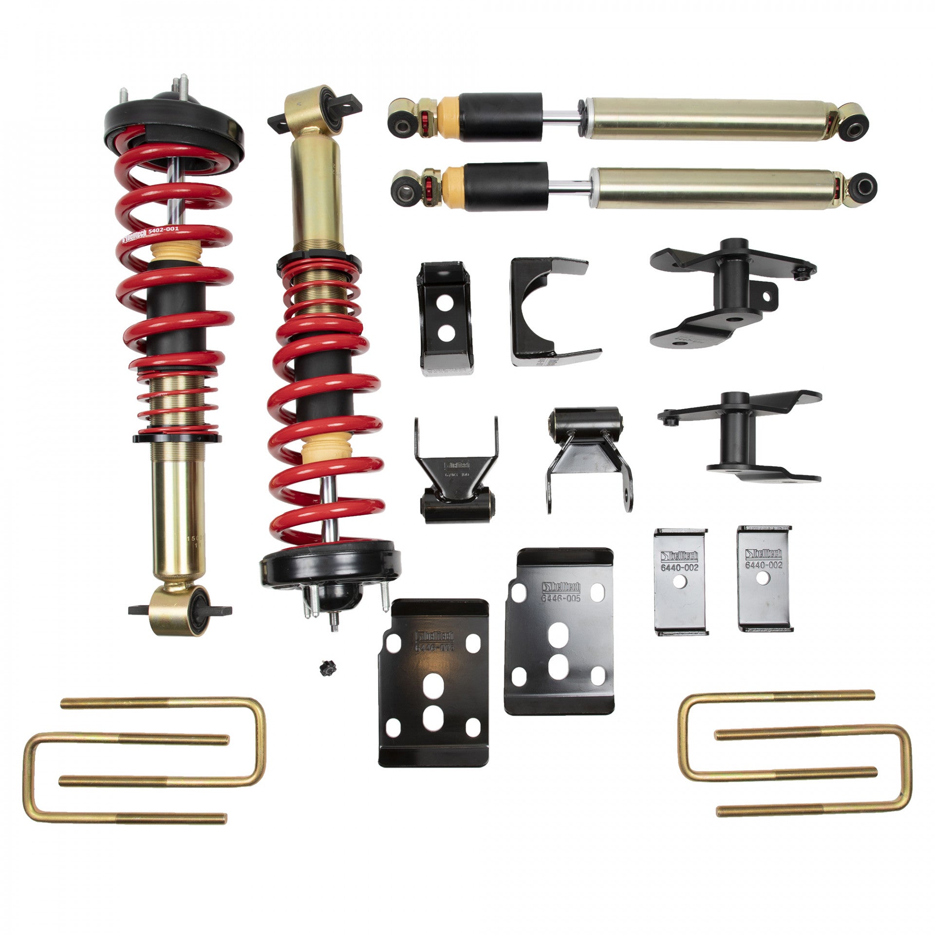 BellTech 2/4 Double Adjustable Coilover Kit - 15-20 F150