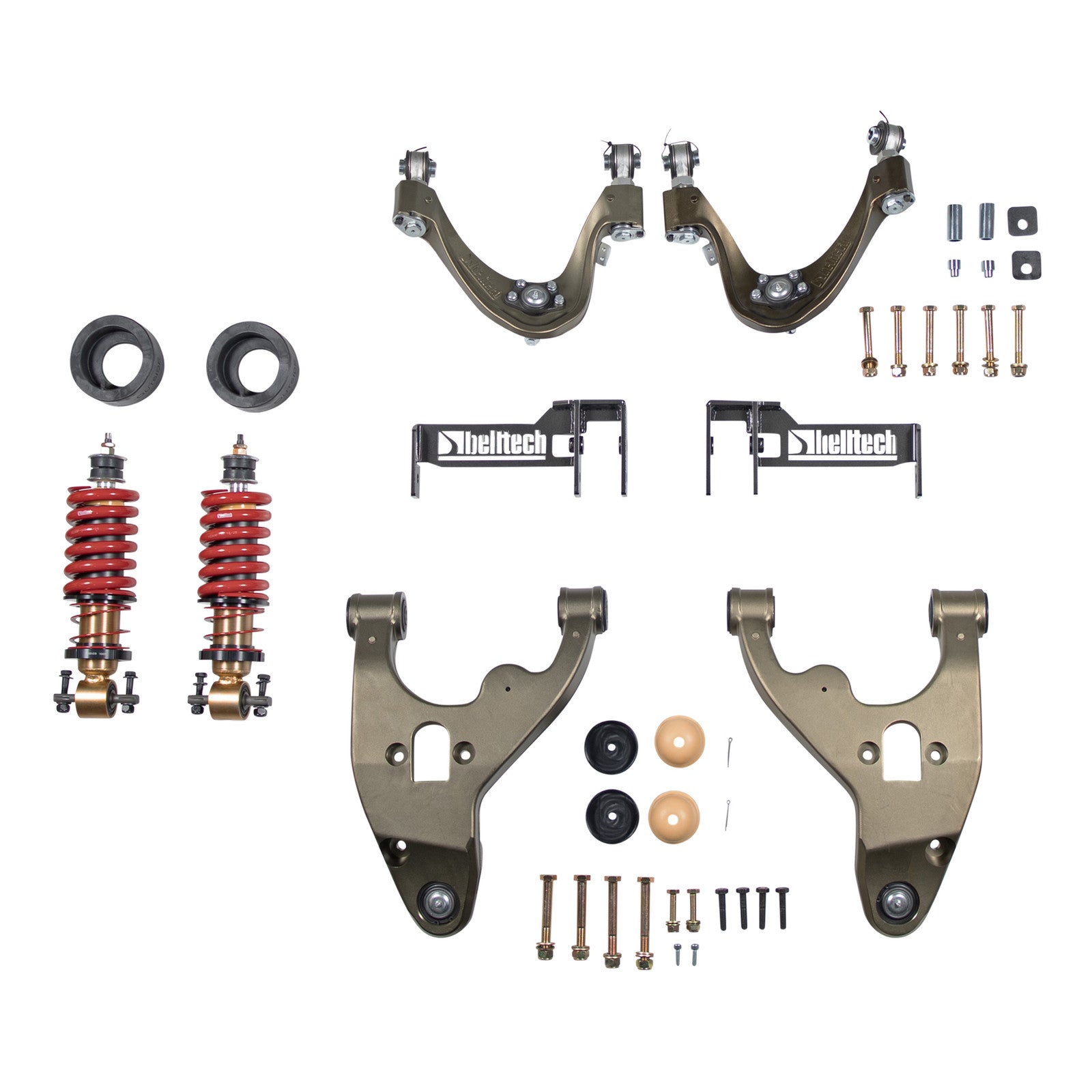 BellTech Front Control Arm Kit & Coilovers - 88-98 C1500 / 92-99 SUV