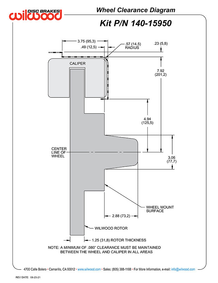 Wilwood 14" Front Superlite 6R -  88-98 GM 2WD Truck / SUV