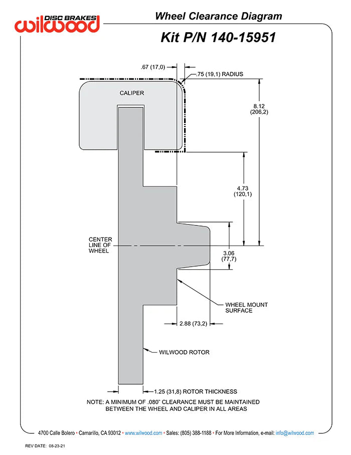 Pro3 Wilwood 88-98 Truck/SUV 14" / 14" Brake Kit