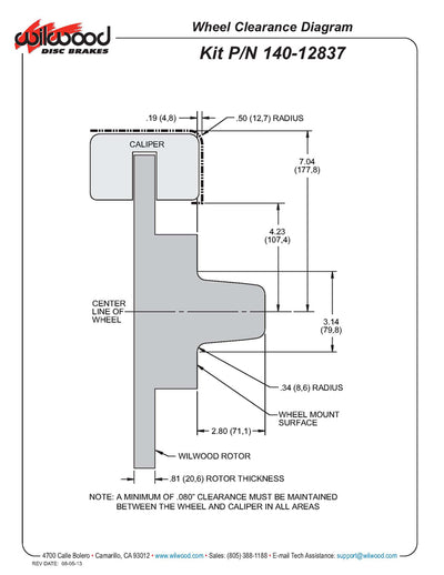 Wilwood 12" Front Dynapro 6 - 82-03 S10 Truck / 82-97 SUV