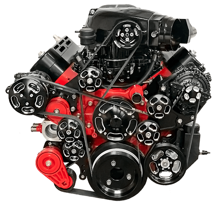 Wegner Accessory Drive - LS (3.0L Whipple, Camaro Offset)