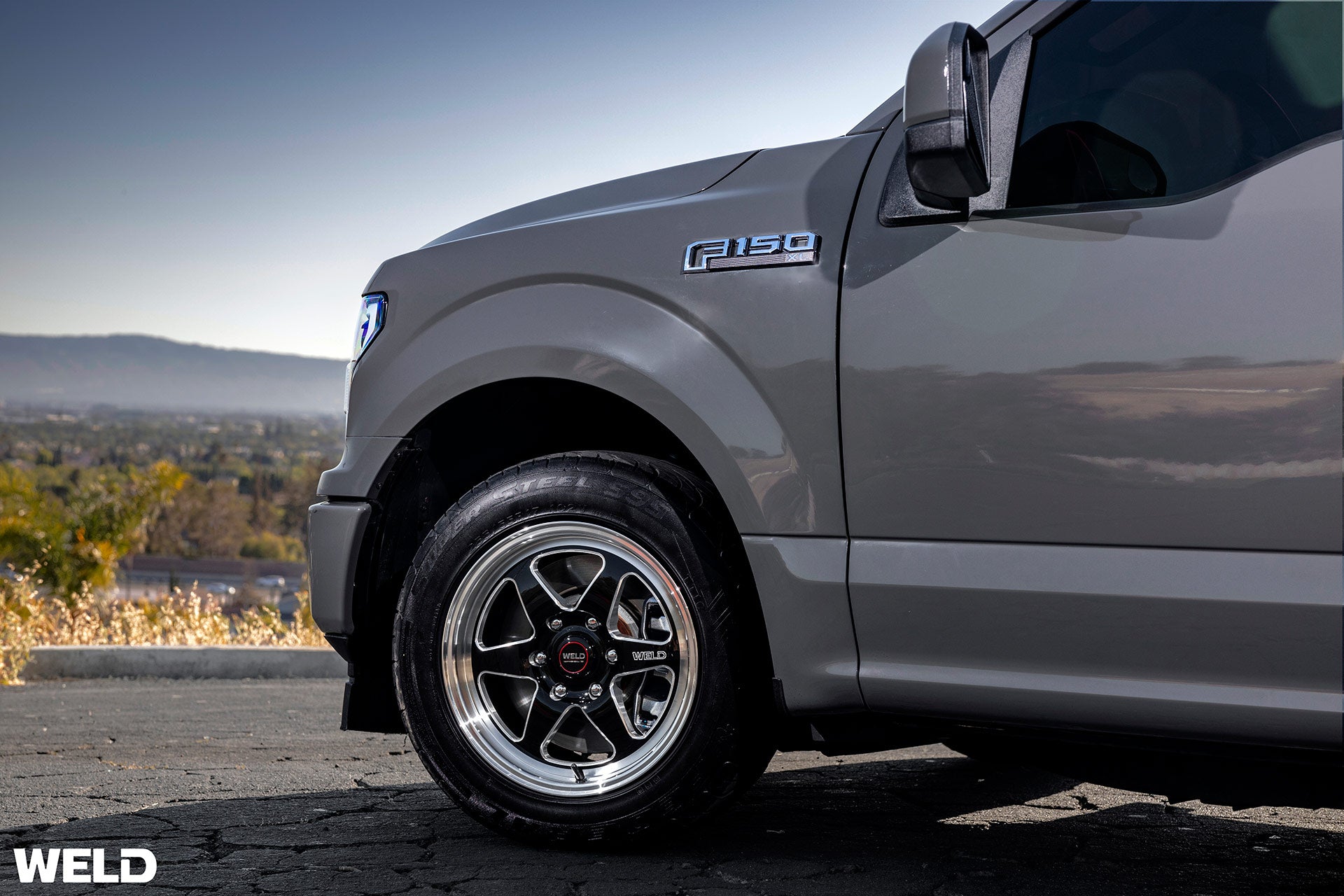 Weld Racing Ventura 6 Drag Pack - 15-23 F150 4WD - 17" Beadlock