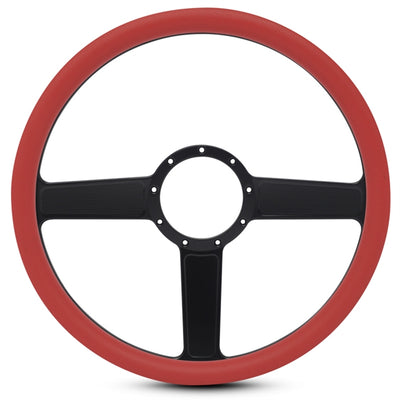 Eddie Motorsports Steering Wheels, Matte Black Linear - 15"