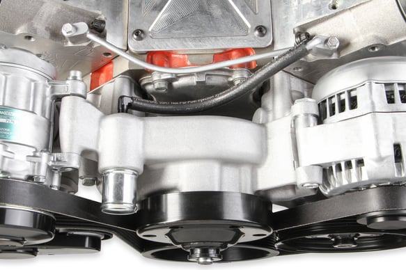 Holley Cast Mid-Mount Accessory Drive - LS