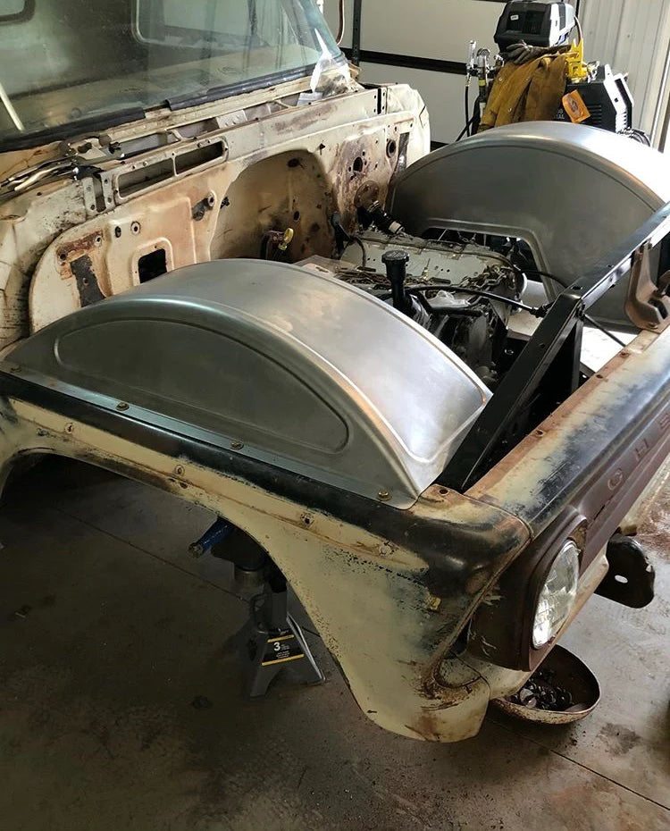 Hart Fab Inner Fenders for 22" Wheel - 60-66 C10