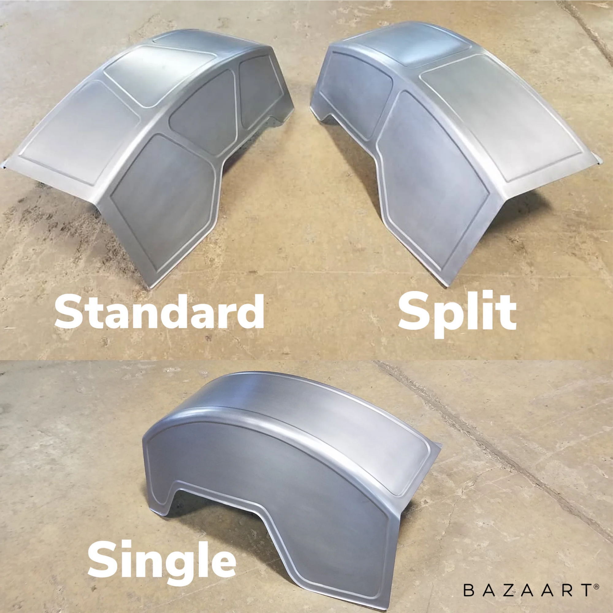 Hart Fab Inner Fenders for 22" Wheel - 60-66 C10