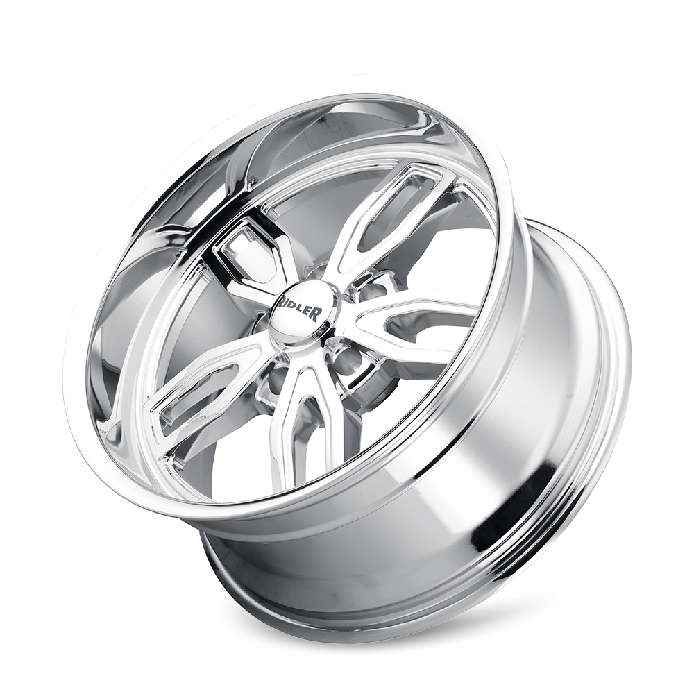 Ridler 608 Chrome Set - 63-87 C10 - Staggered 20