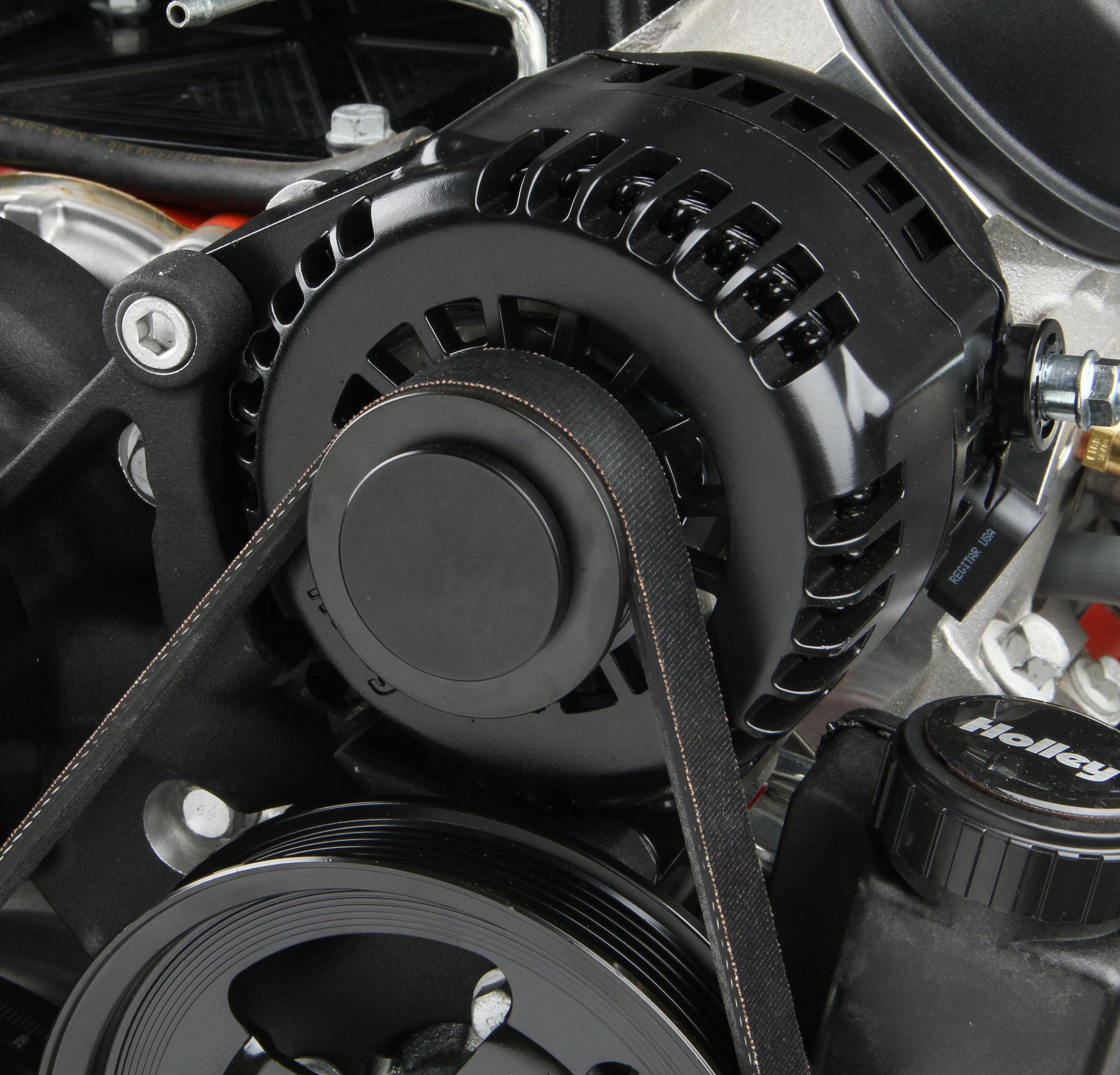 Holley Black Mid-Mount Accessory Drive - LT