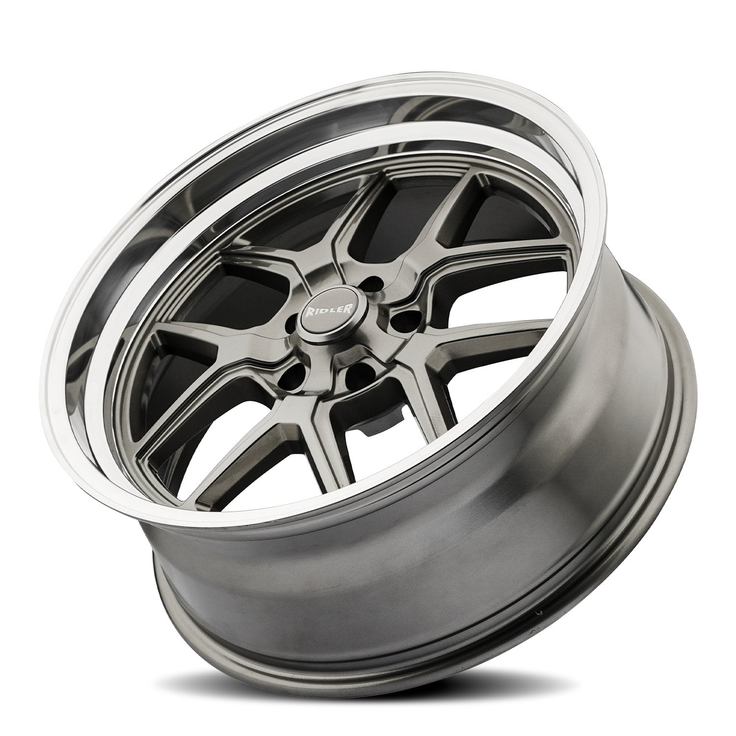 Ridler 610 Gray Set - 63-87 C10 - Staggered 20"