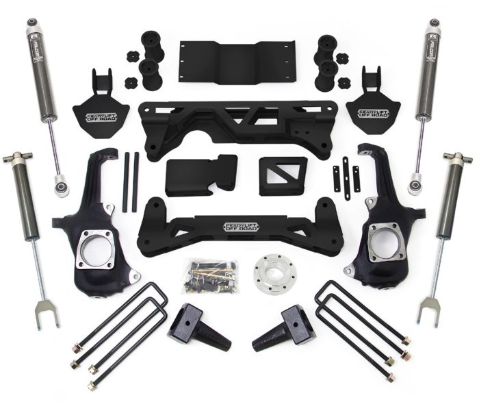 ReadyLift Lift Kit, 5-6", Falcon Shocks - 11-19 GM 2500/3500