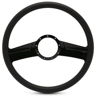 Eddie Motorsports Steering Wheels, Gloss Black Vintage - 15"