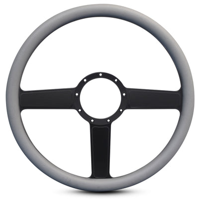 Eddie Motorsports Steering Wheels, Matte Black Linear - 15"