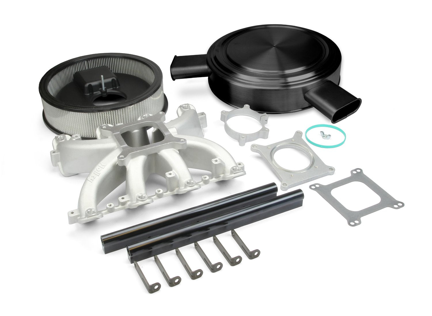 Lokar Chevy 409 Style Intake Kit - Cathedral Port