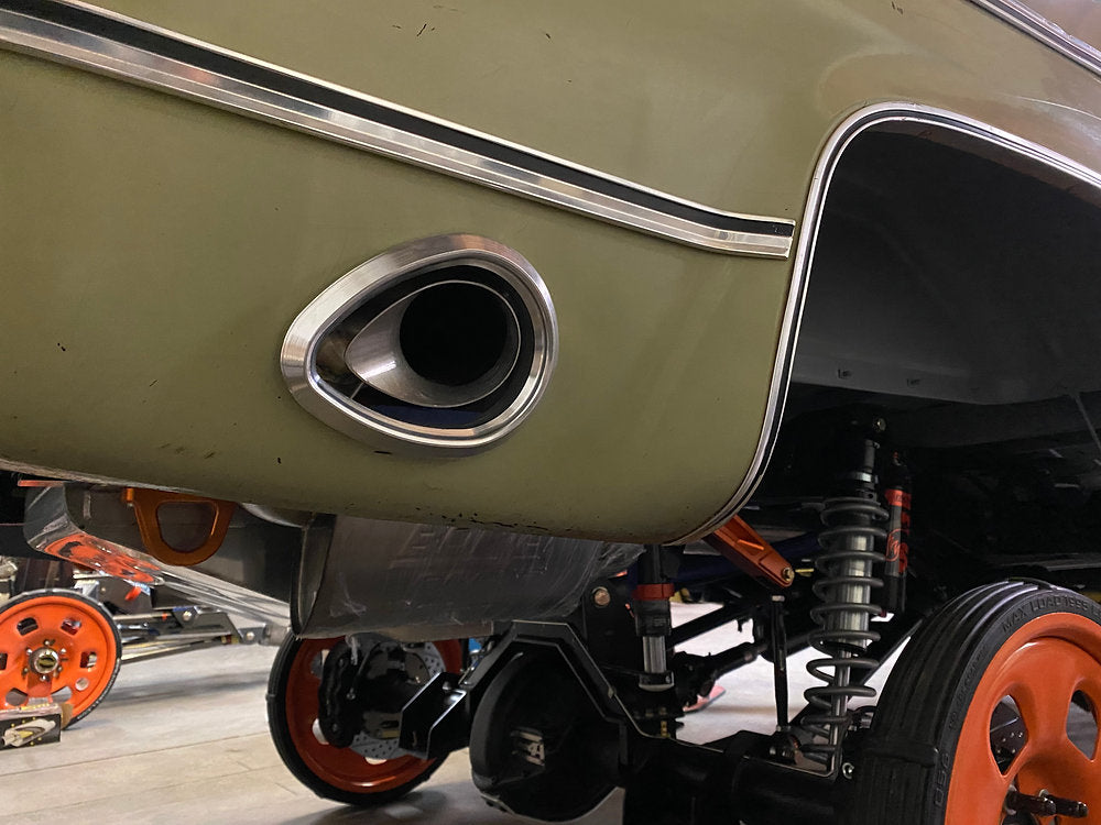 RadFab Billet Tear Drop Exhaust Bezel Pro Performance