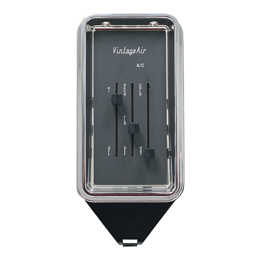 Vintage Air Control Panel Kit, Chrome - 64-66 C10