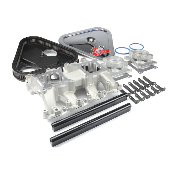 Lokar Tri-Power Style Intake Kit - Rectangular Port - Pro Performance