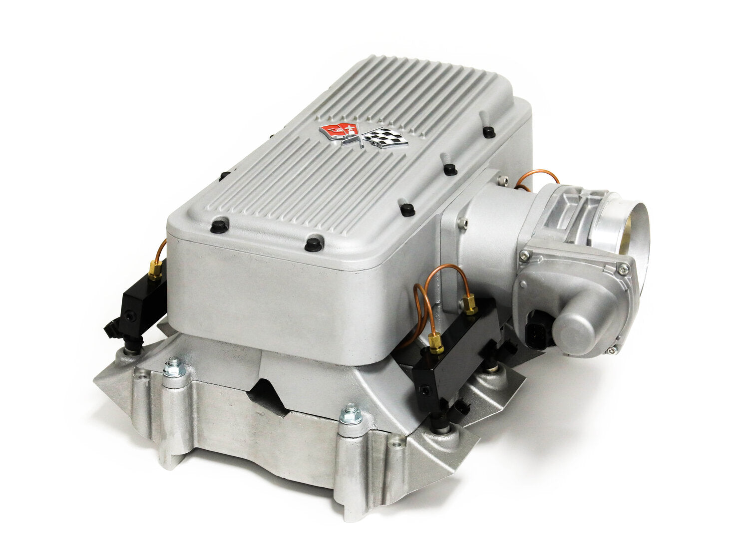 Lokar '63 Chevy Fuel Style Intake Kit - Cathedral Port