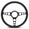 Eddie Motorsports Steering Wheels, Gloss Black Racer - 15"