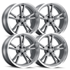 Ridler 606 Gray Set - 88-98 OBS - Staggered 18"-20"