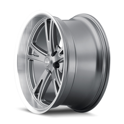 Ridler 606 Gray Set - 88-98 OBS - Staggered 18"-20"