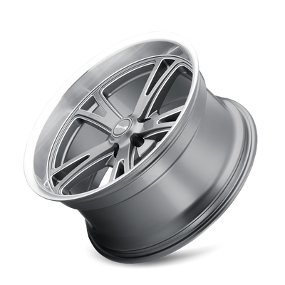 Ridler 606 Gray Set - 88-98 OBS - Staggered 18"-20"